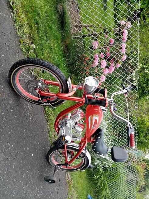 Rowerek Harley czerwony