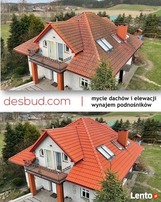 Mycie dachów i elewacji