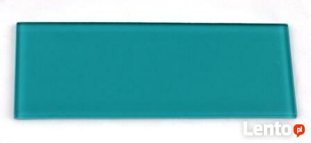 Płytka wykończeniowa do pustaków szklanych luksferów turkuso