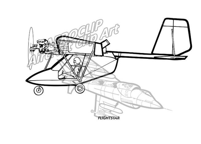 Przednia goleń podwozia samolotu FlightStar Ultralight