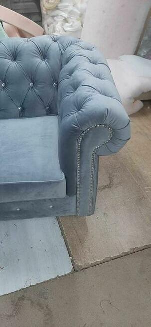 Narożnik glamour 250x160 f spania chesterfield głęboki pik