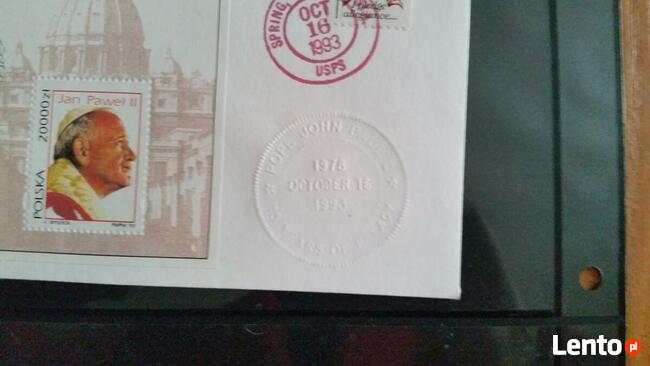 Sprzedam koperty okolicznościowe Jan Paweł II - Polska - USA