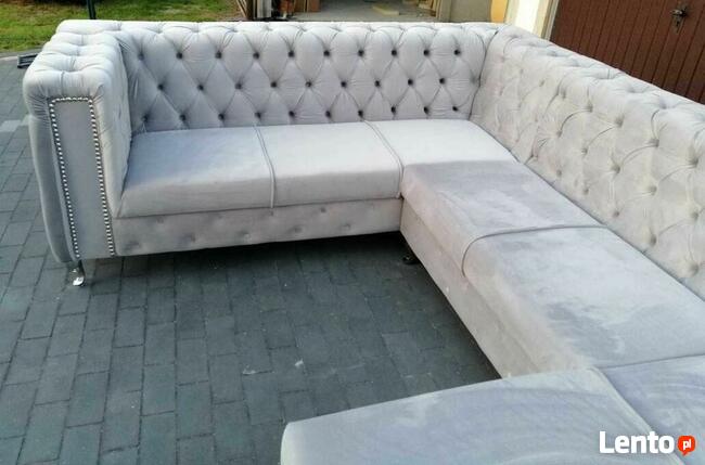 Mega naroznik w u glamour chesterfield bez f spania