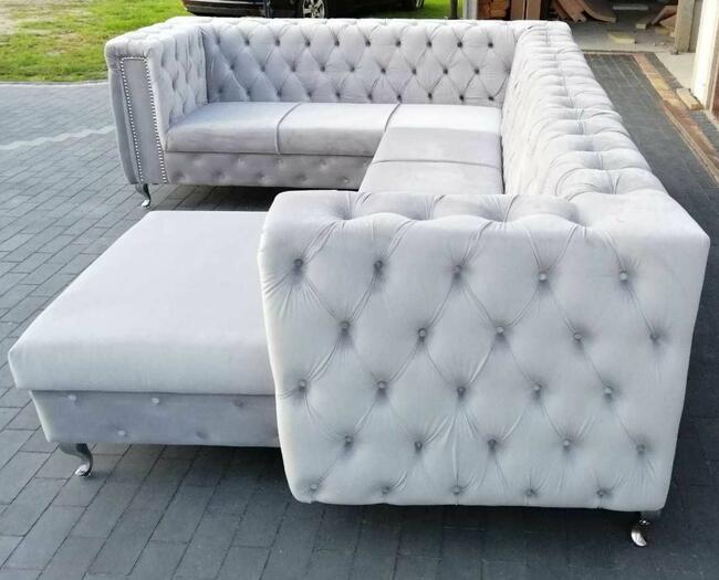 Mega naroznik w u glamour chesterfield bez f spania
