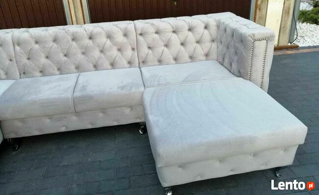 Mega naroznik w u glamour chesterfield bez f spania