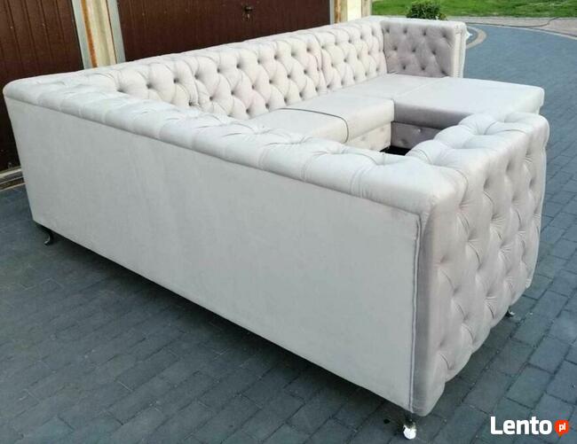 Mega naroznik w u glamour chesterfield bez f spania