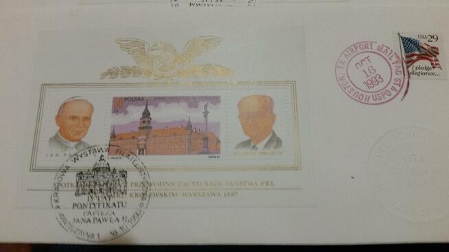 Sprzedam koperty okolicznościowe Jan Paweł II - Polska - USA