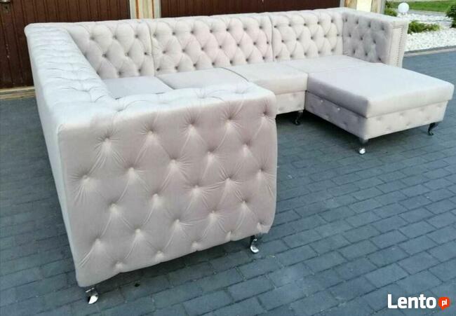 Mega naroznik w u glamour chesterfield bez f spania