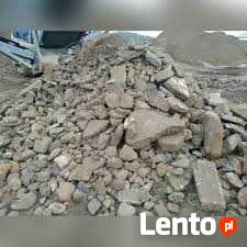 Transport ziemi, kruszyw, piasku, żwiru, kamieni, gruzu