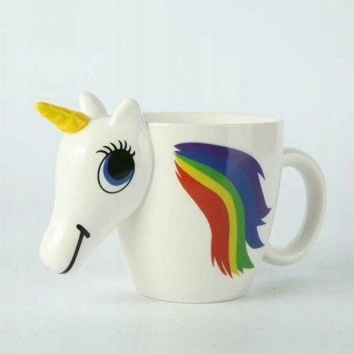 Nowy kubek jednorożec Pony zmieniający kolor 300ml