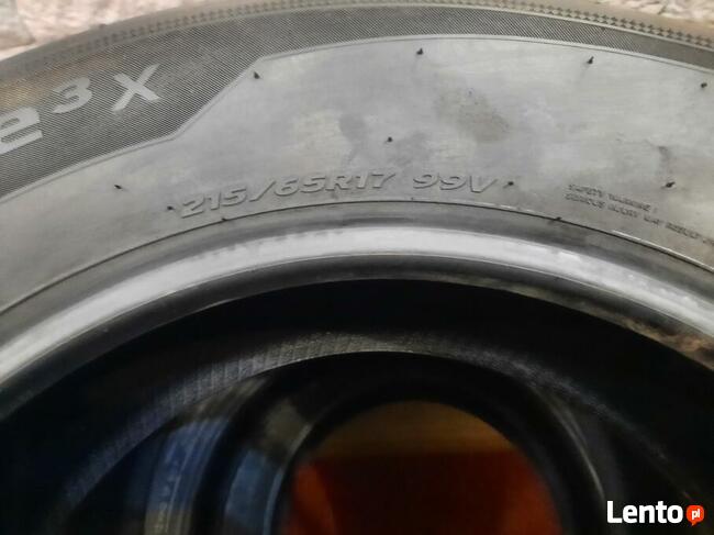 215/65R17 dot 2021 opony letnie Hankook jak nowe