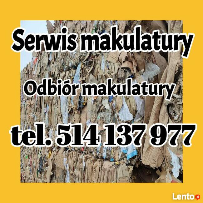 Wywóz, odbiór makulatury, serwis makulatury Poznań i okolice