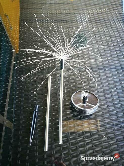 dmuchawiec fajerwerki solar biale cieple 200 led - 1 szt