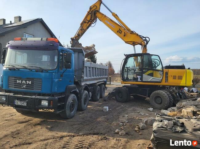 Wyburzenia, rozbiórki obiektów budowlanych, transport
