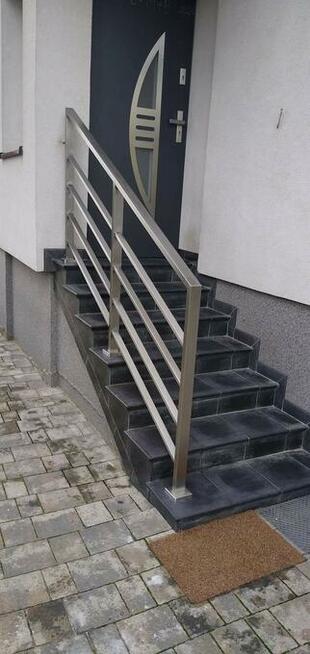 Nowoczesne balustrady, bramy, ogrodzenia malowane i nierdzewn