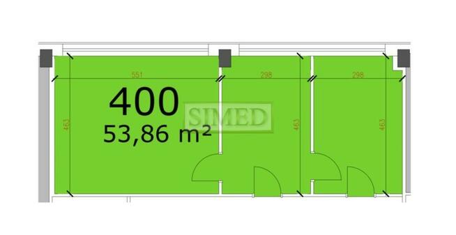 3 pokoje biuro w byłej fabryce Włochy
