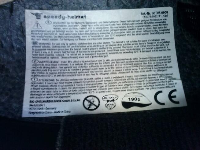 Kask dziecinny rowerowy, różne, 20 - 30 zł.