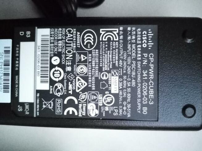 Zasilacz 48V CP-PWR-CUBE-3