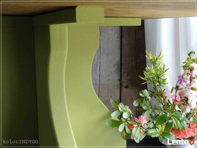 STOLIK kawowy - ręcznie malowany