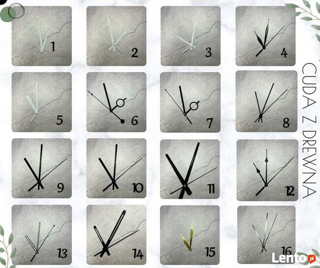 Niezwykły zegar w stalowej obręczy 40 cm