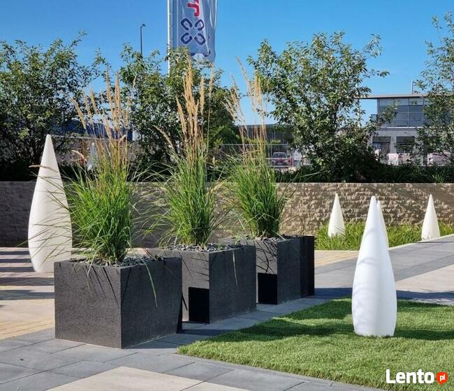 DONICE BETONOWE OZDOBNE GAZONY 50 CM OGRODOWE BETONOWE