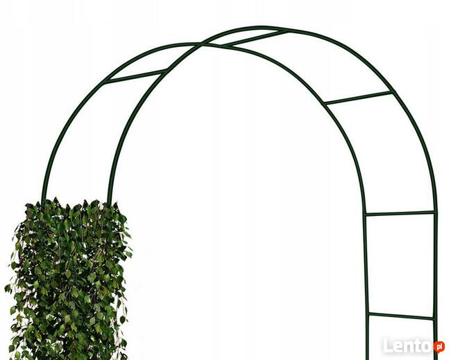 PERGOLA OGRODOWA METALOWA ŁUK NA RÓŻE KWIATY 240cm