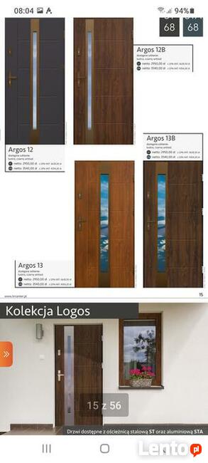 Drzwi wejściowe zewnętrzne