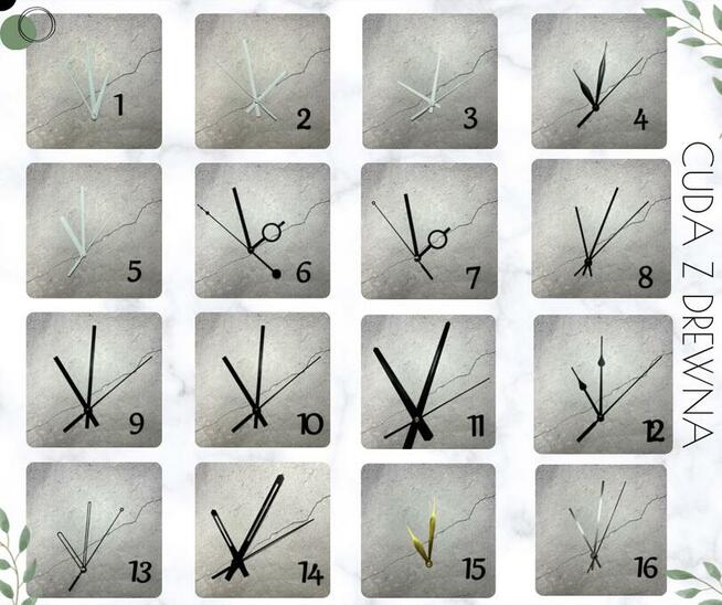 Loftowy zegar w obręczy z drewnianą deską 50 cm