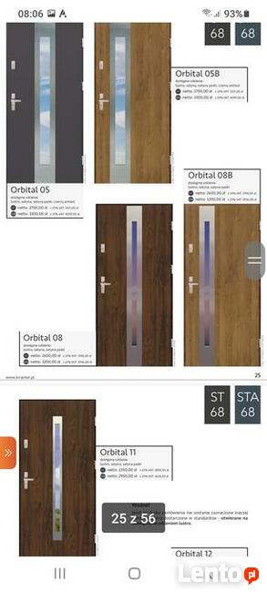 Drzwi wejściowe zewnętrzne