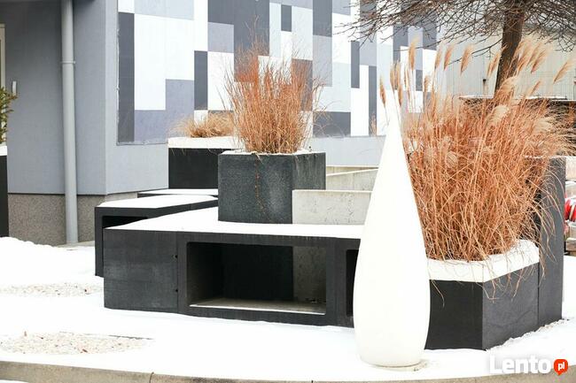 DONICE BETONOWE OZDOBNE GAZONY 50 CM OGRODOWE BETONOWE