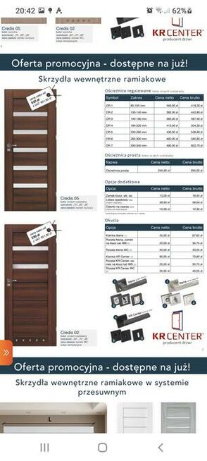 Drzwi pokojowe łazienkowe od ręki