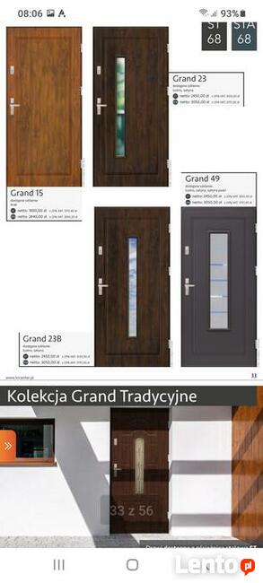 Drzwi wejściowe zewnętrzne