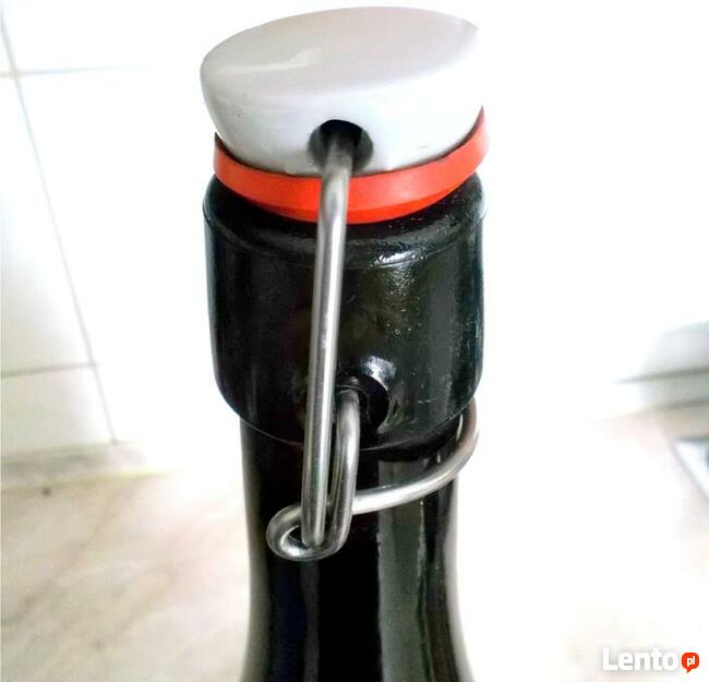 BUTELKA od piwa ZISCHKE Kellerbier poj. 3,0 l. Krachla pałąk
