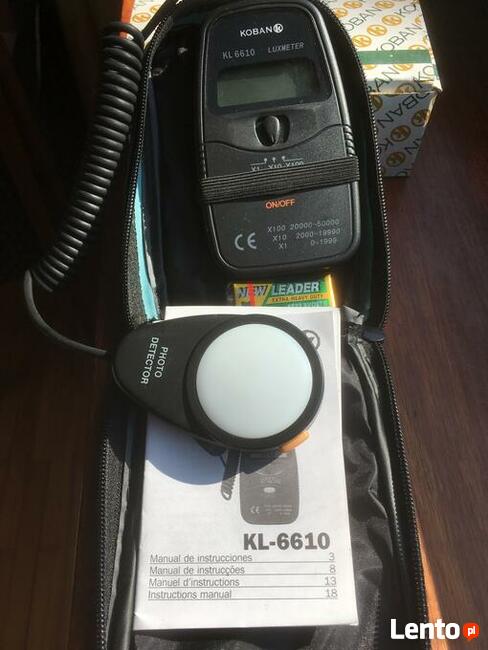 Sprzedam Luxometr cyfr KL-6610 oraz aparat Samsung S760