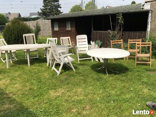 Krzesla stół ogrodowy