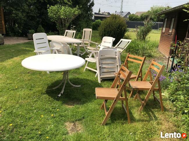 Krzesla stół ogrodowy