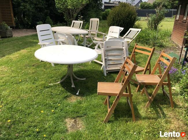 Krzesla stół ogrodowy