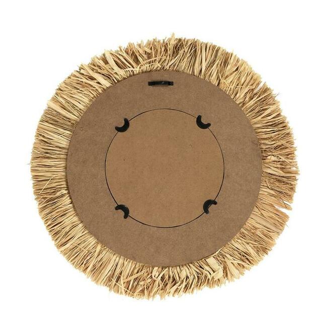 Lustro okrągłe boho naturalne 60 cm