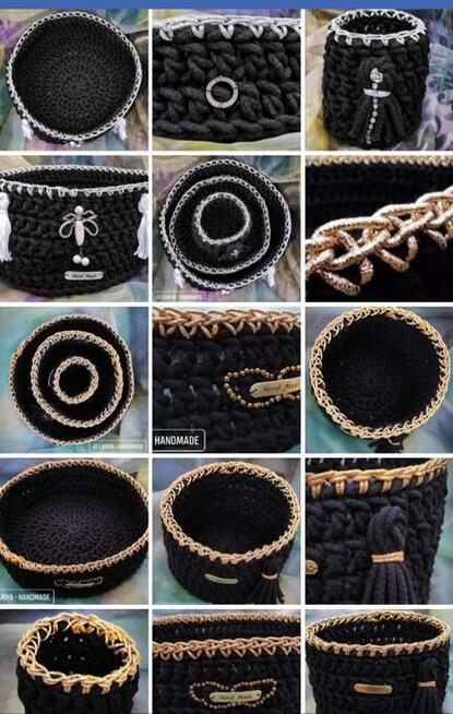 Torebki, koszyki, dywaniki, legowiska dla zwierząt, i inne.