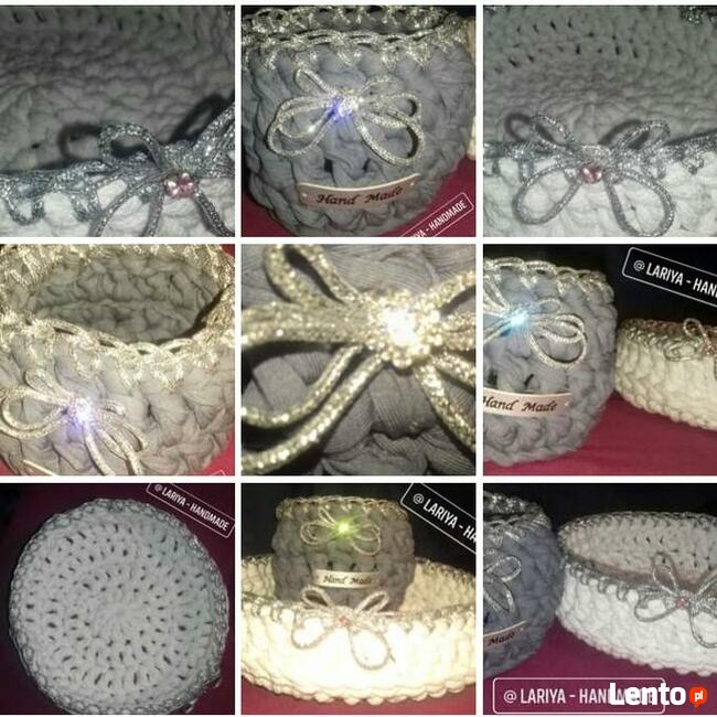 Torebki, koszyki, dywaniki, legowiska dla zwierząt, i inne.