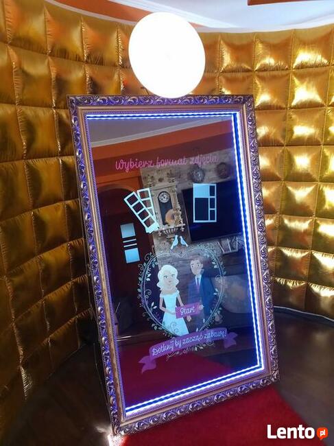 Tanio MEGA FOTOLUSTRO / Fotobudka Selfie Mirror 70’’4K Promo