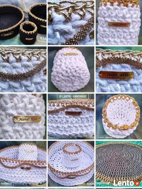 Torebki, koszyki, dywaniki, legowiska dla zwierząt, i inne.