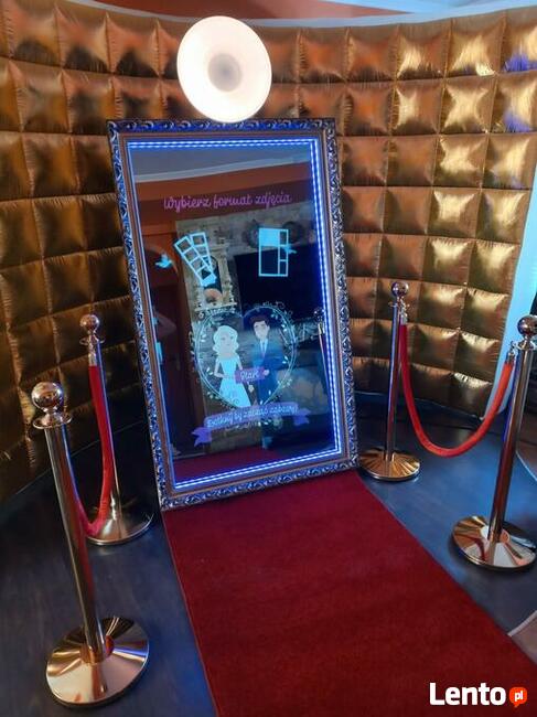 Tanio MEGA FOTOLUSTRO / Fotobudka Selfie Mirror 70’’4K Promo