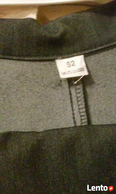 spodnium damskie (żakiet+spodnie) rozm.52 grafitowy