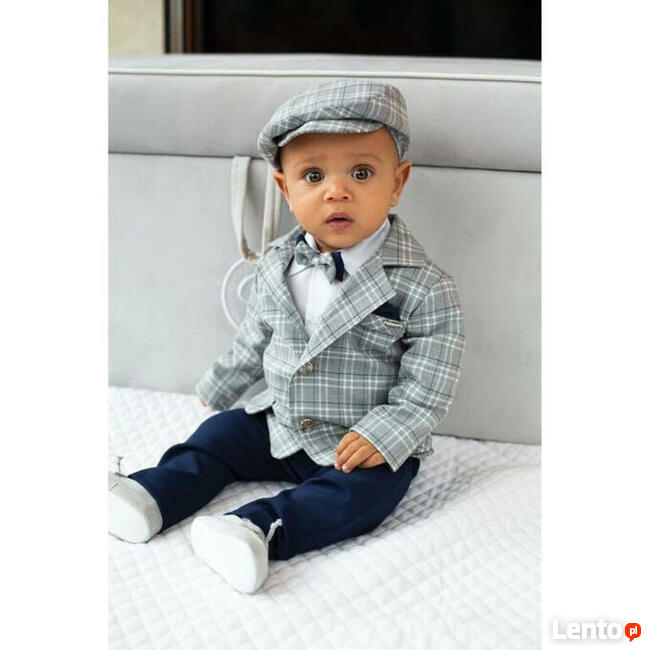 Ubranie komplet do chrztu dla chłopca