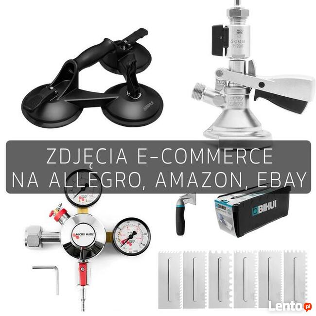 Zdjęcia reklamowe Fotograf produktów Allegro Packshot Duch