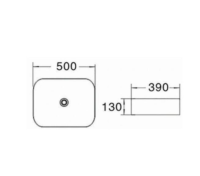 UMYWALKA NABLATOWA 50x40 KAMIEŃ MARMUR