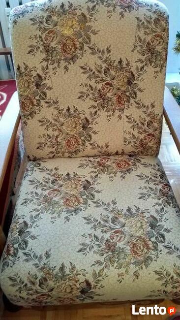 Fotele 2sztuki stylowe do salonu żakardowe