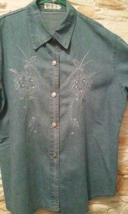 koszula dżinsowa damska xxxl