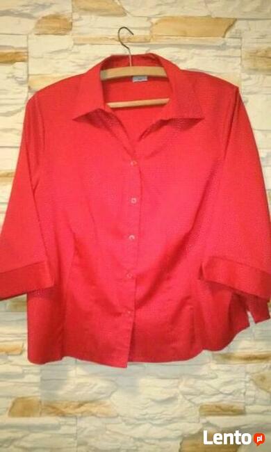 bluzka wizytowa rozm.52 czerwona